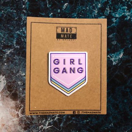 MM1168 GIRL GANG Metal Pin